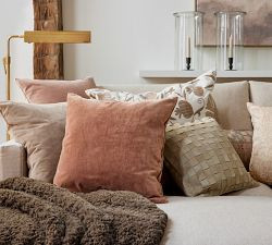 Everywhere Velvet Pillow | Pottery Barn (US)