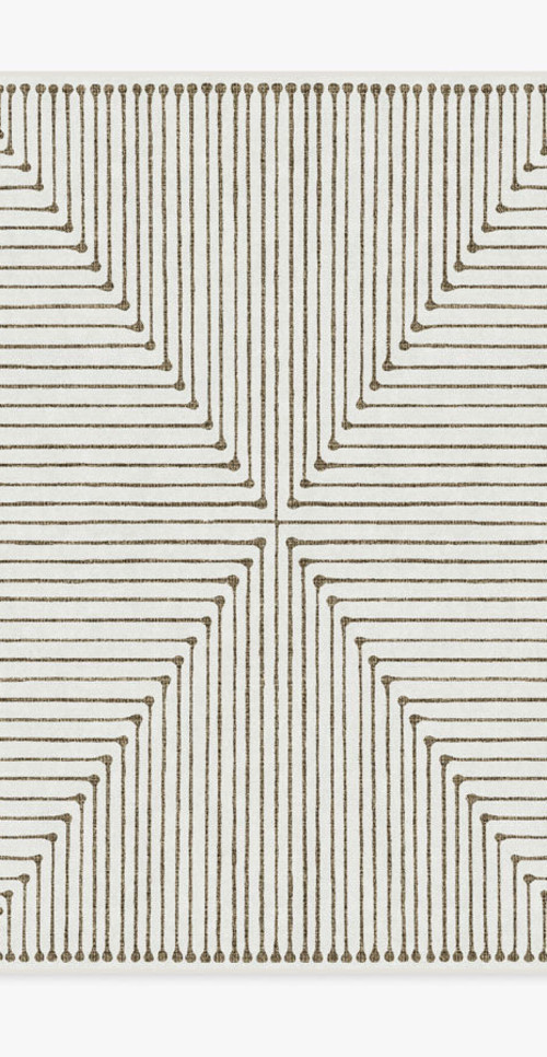 Jonathan Adler Inkdrop Camel & Ivory Rug | Ruggable