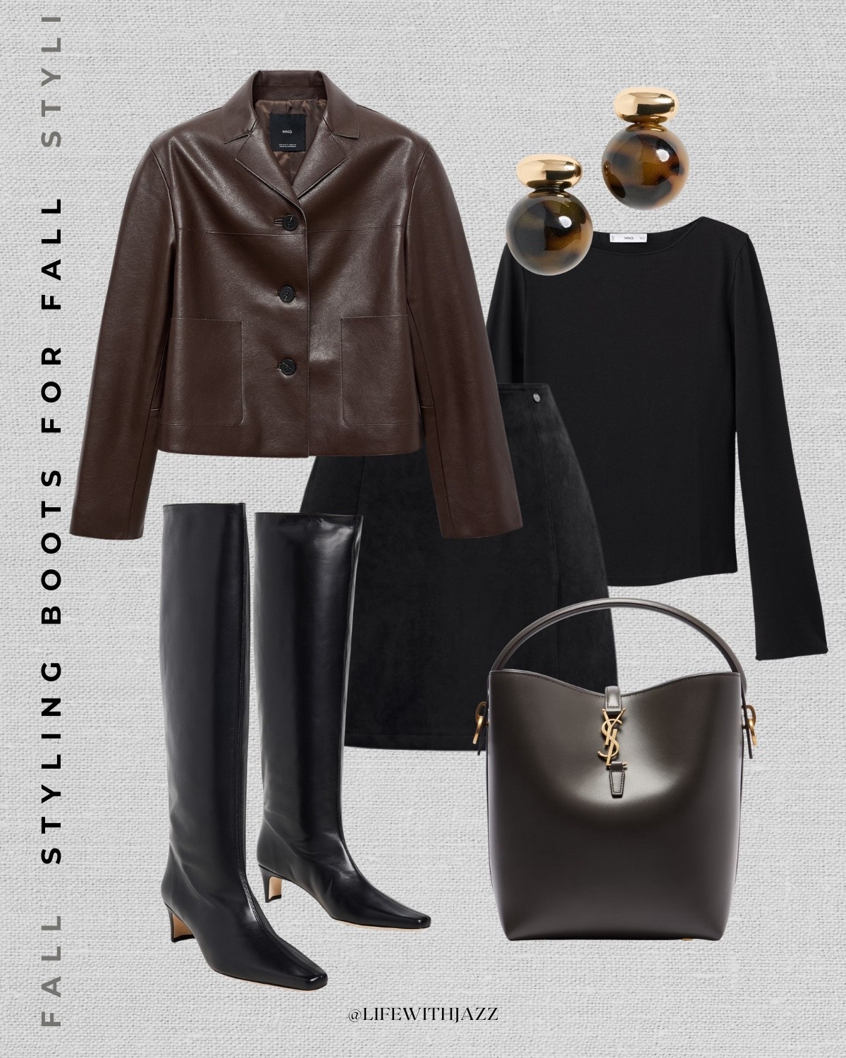 Styling boots for fall 

Fall style / fall outfit / knee high leather boots / dressy style / crop leather jacket 

#LTKSeasonal #LTKStyleTip