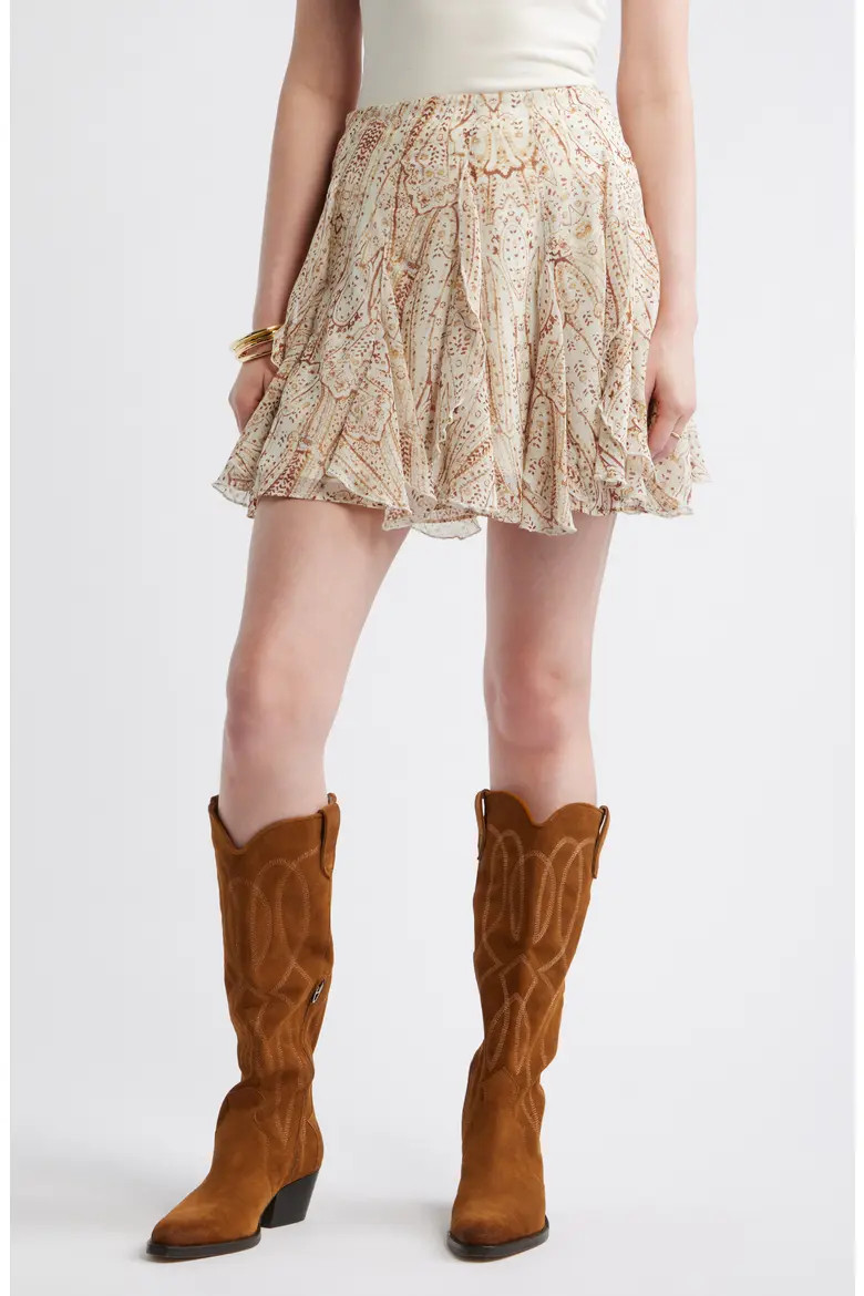 Vertical Ruffle Miniskirt (Women) | Nordstrom | Nordstrom