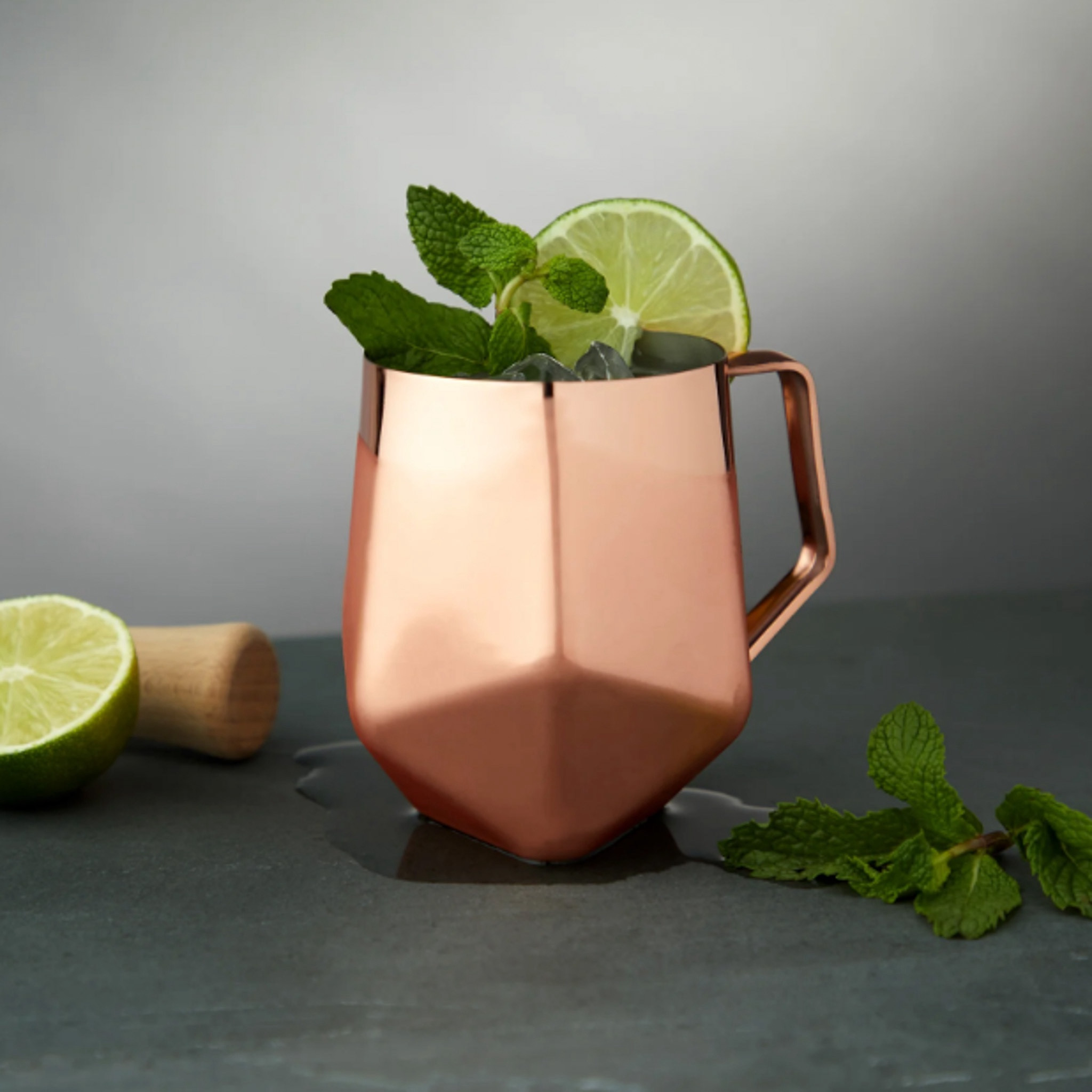 Sip in style with the Viski Seneca Faceted Copper Moscow Mule Mug! The bold design and copper finish make every Moscow Mule extra refreshing and Instagram-worthy.

#LTKHoliday #LTKSeasonal #LTKGiftGuide