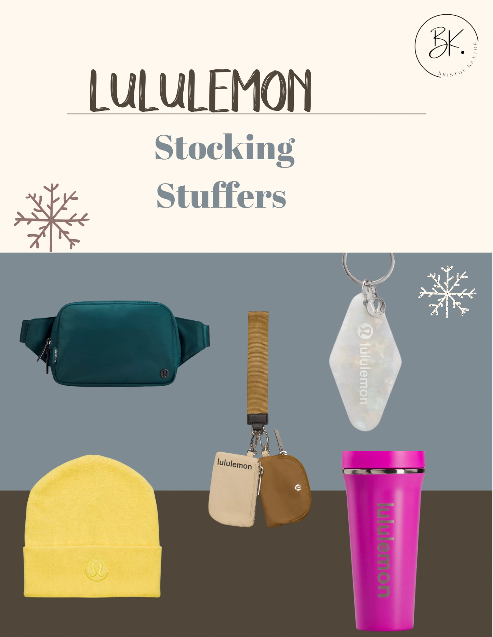 Some cute lululemon stocking stuffers for anyone on your list!! 

#LTKunder50 #LTKunder100 #LTKGiftGuide