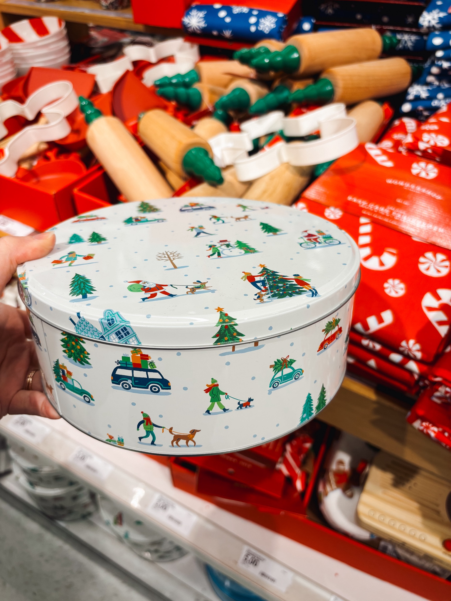 Adorable cookie / holiday treat tin gift box. Multiple design options.

#LTKFindsUnder50 #LTKGiftGuide #LTKHoliday