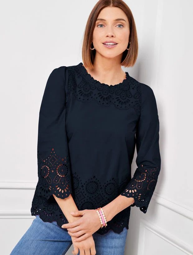 Eyelet Top | Talbots