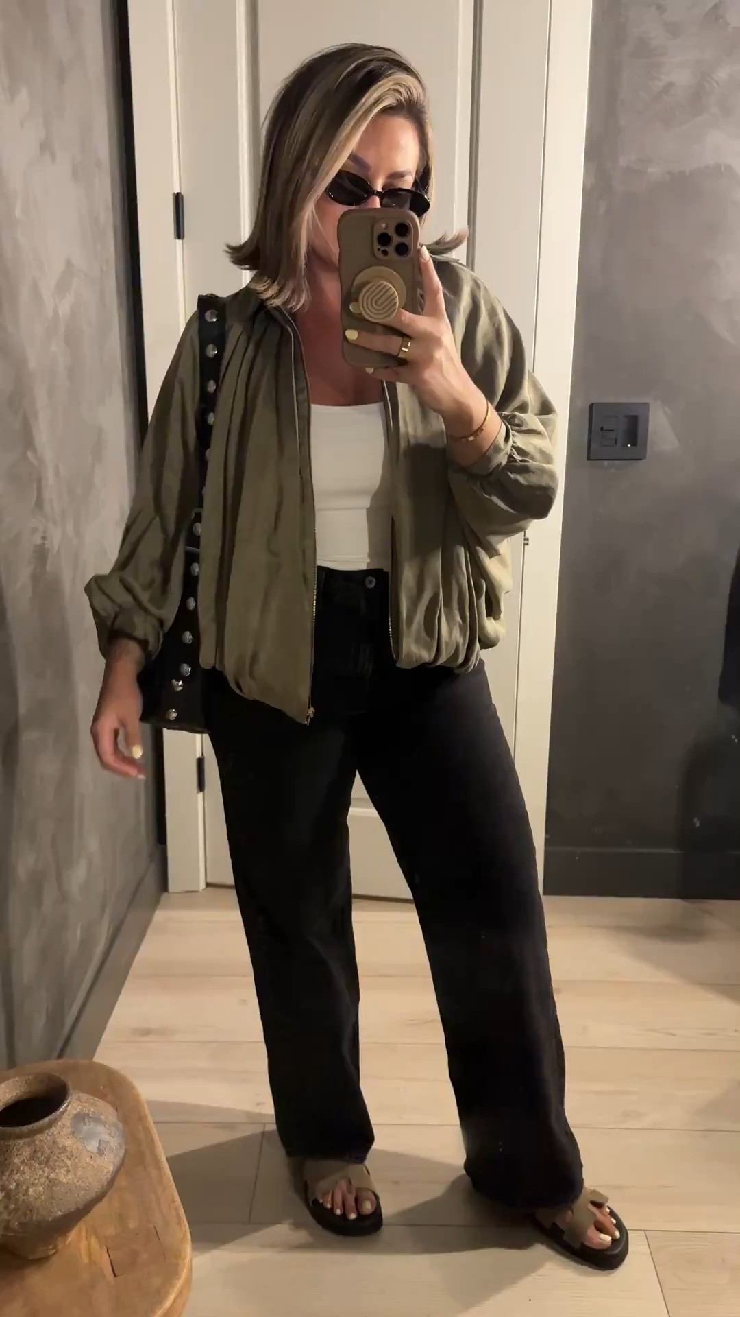 Jacket M 
Tank L 
Jeans 12r 
Sandals TTS 

Follow my shop @shaynaslife on the @shop.LTK app to shop this post and get my exclusive app-only content!

#liketkit 
@shop.ltk
https://liketk.it/5dtdg