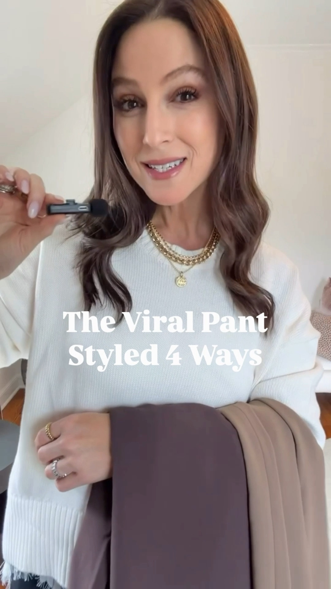 Styling these viral lodge pants 4 ways - but the possibilities are endless! They can be styled up or down, barely wrinkle, and come in a number of colors and 3 different lengths! I do my regular size small and the regular length and I’m 5’5 and a half 🤍 For everything else I’ve done my true size except I sized down a whole size in the Tony Bianco flats! 

#LTKOver40 #LTKmomlife #LTKootd