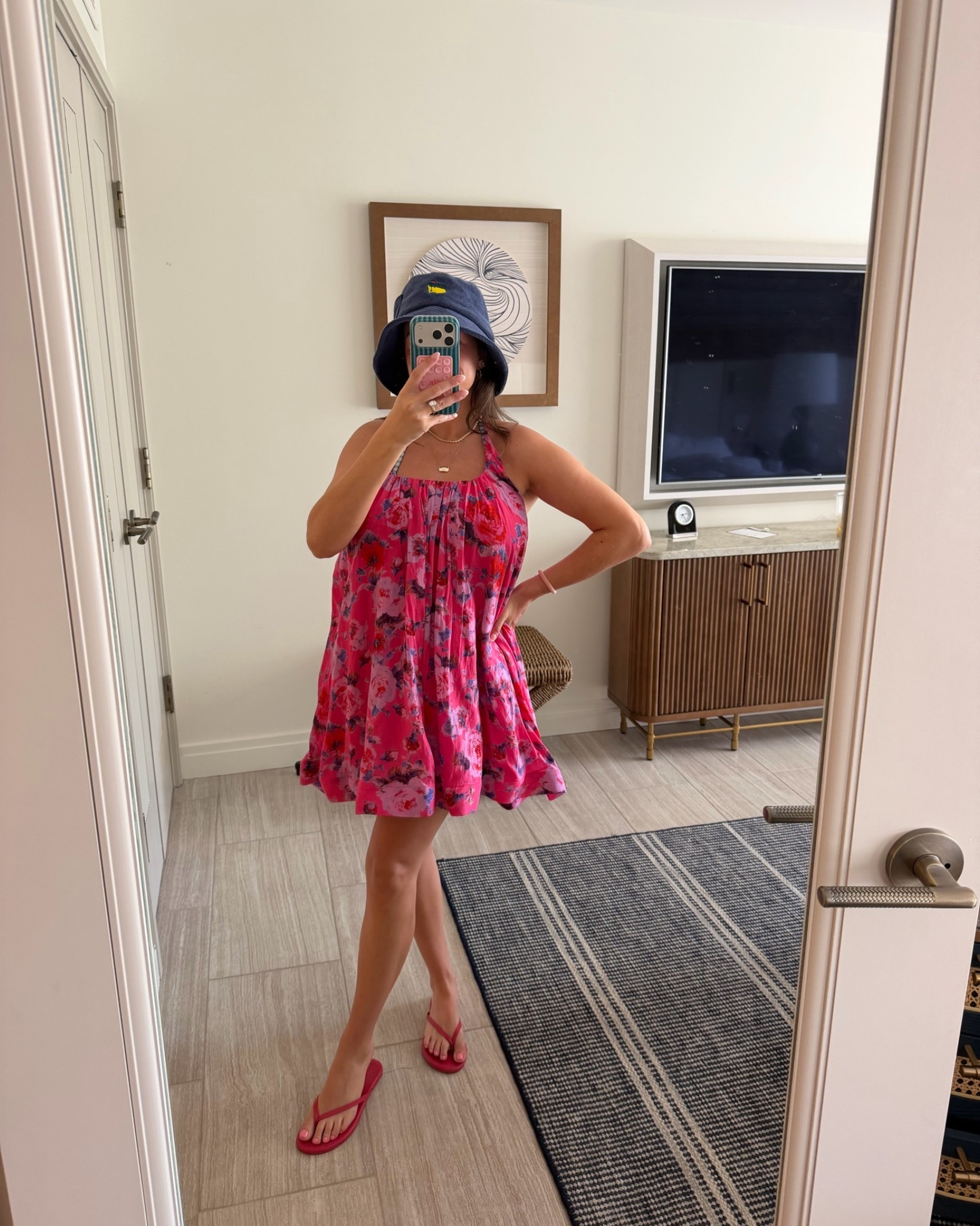 Beach day outfit, floral pink shift dress - great for the bump. 

Tkees flip flops I wear all the time!

#LTKSwim #LTKTravel #LTKBump