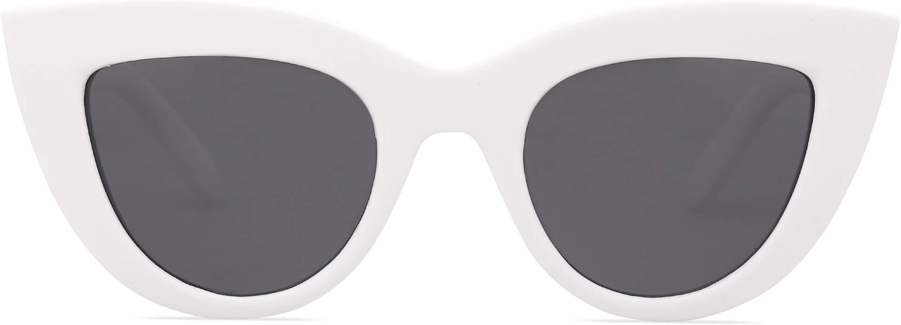 SOJOS Retro Small Vintage Cateye Sunglasses for Women Cute Fashion UV400 Sunnies SJ2939 | Amazon (US)