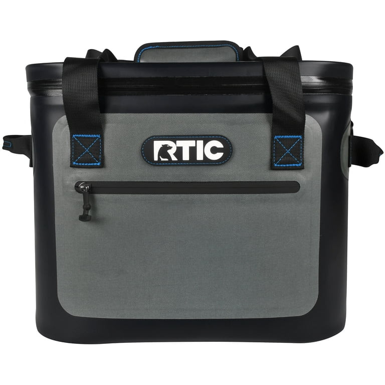 RTIC Soft Pack Insulated Cooler Bag - 30 Cans - Blue/Gray | Walmart (US)