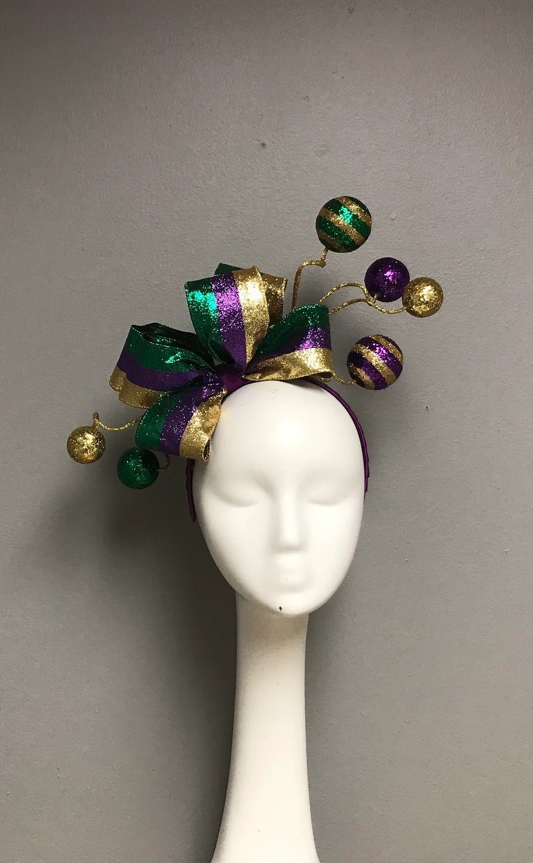 Mardi Gras Headband Headpiece - Etsy | Etsy (US)