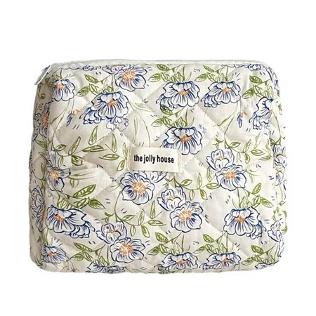 TOOYFUL Cute Makeup Bag Travel Cosmetic Bag Floral Travel Storage Case Travel Cosmetic Organizer Toiletry Organizer Bag for Daily Use 23cmx7cmx20cm | Walmart (US)