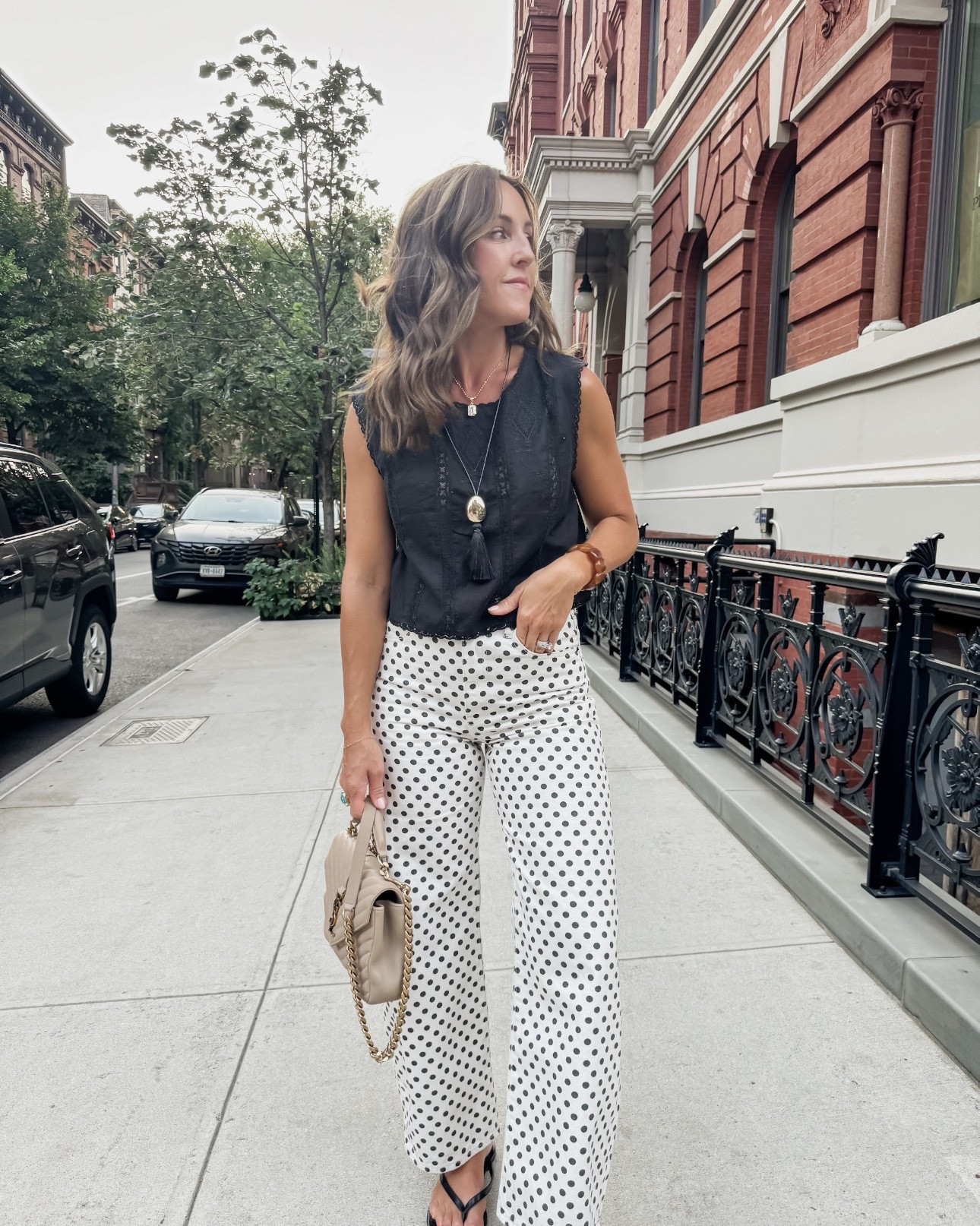 These jeans are fun! 
I went down one size to 24. I’m 5’3”
XS lace detail top. 
How cute will these jeans be into Fall with a cozy sweater & flats.

#LTKootd #LTKmomlife #LTKSeasonal