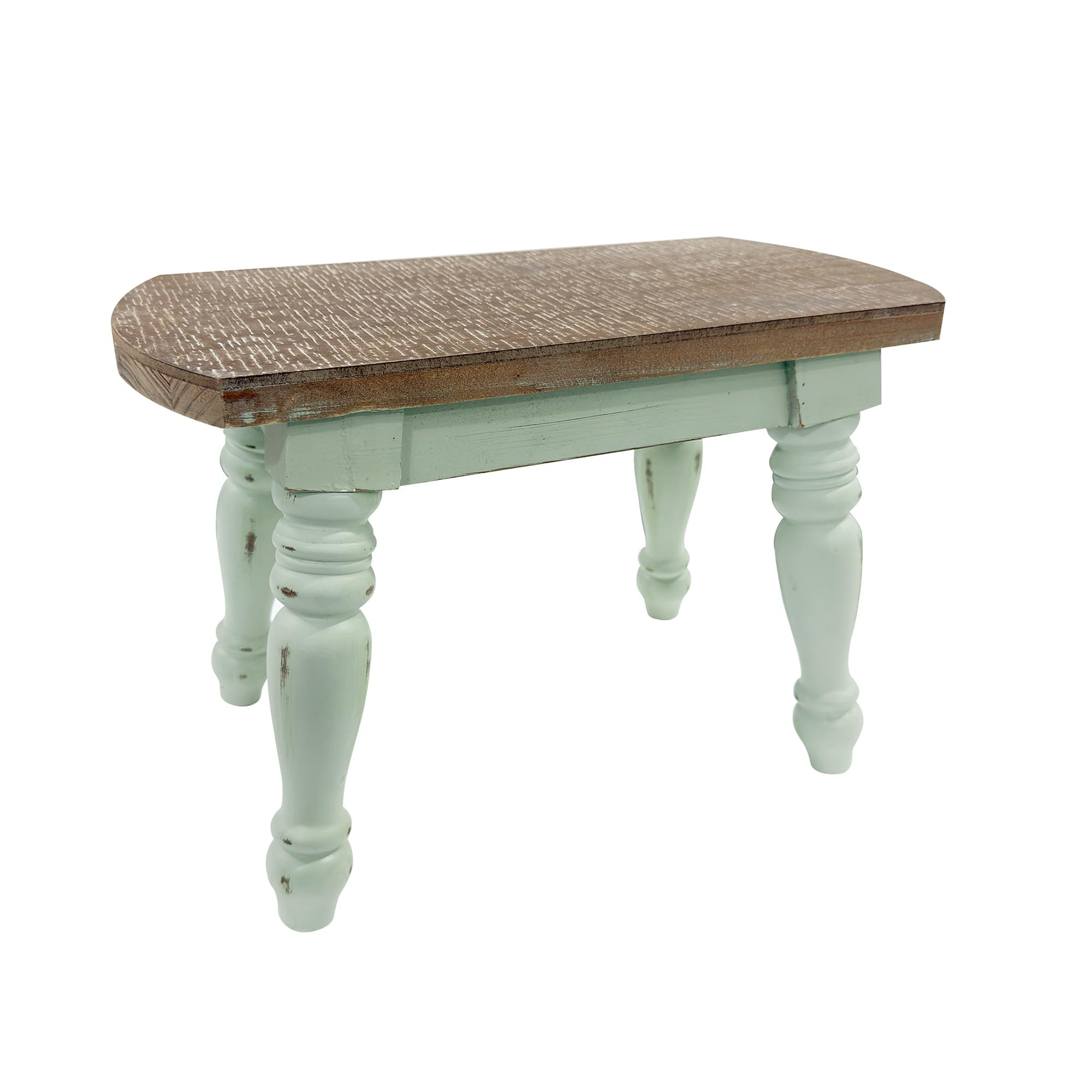 Farmhouse Wooden Plant Stand - Rustic Solid Wood Design, 300lb Capacity, Sturdy Step Stool for Ki... | Amazon (US)