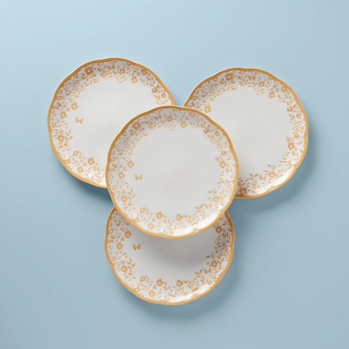 Butterfly Meadow Cottage 4-Piece Dinner Plates | Lenox