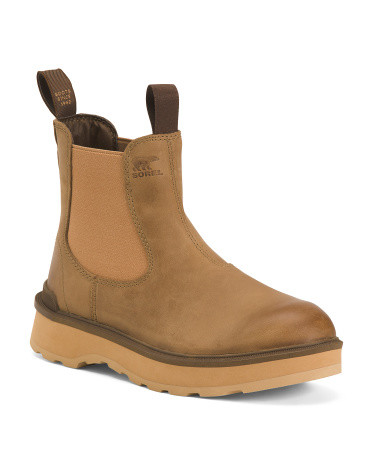 Leather Waterproof High Line Chelsea Booties | TJ Maxx