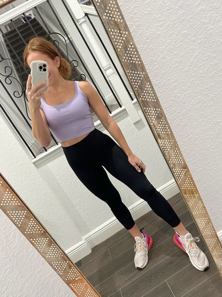 The workout set - all amazon - I can’t stop wearing! Want both in every color. Wearing small tank and XS leggings  

#LTKunder50 #LTKfitness #LTKover40