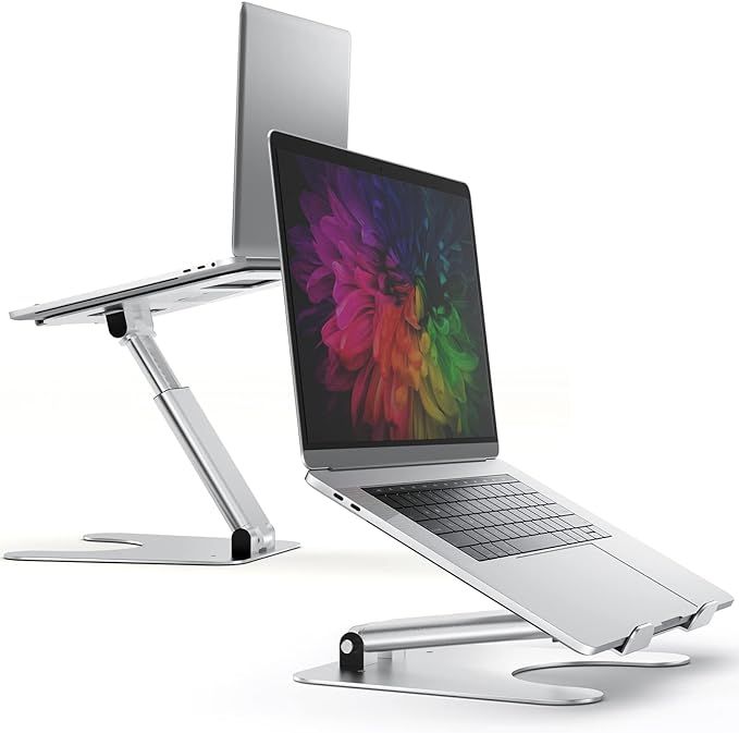 APMIEK Laptop Stand Desk Aluminum, Adjustable Laptop Riser Notebook Holder Stand Compatible with ... | Amazon (US)