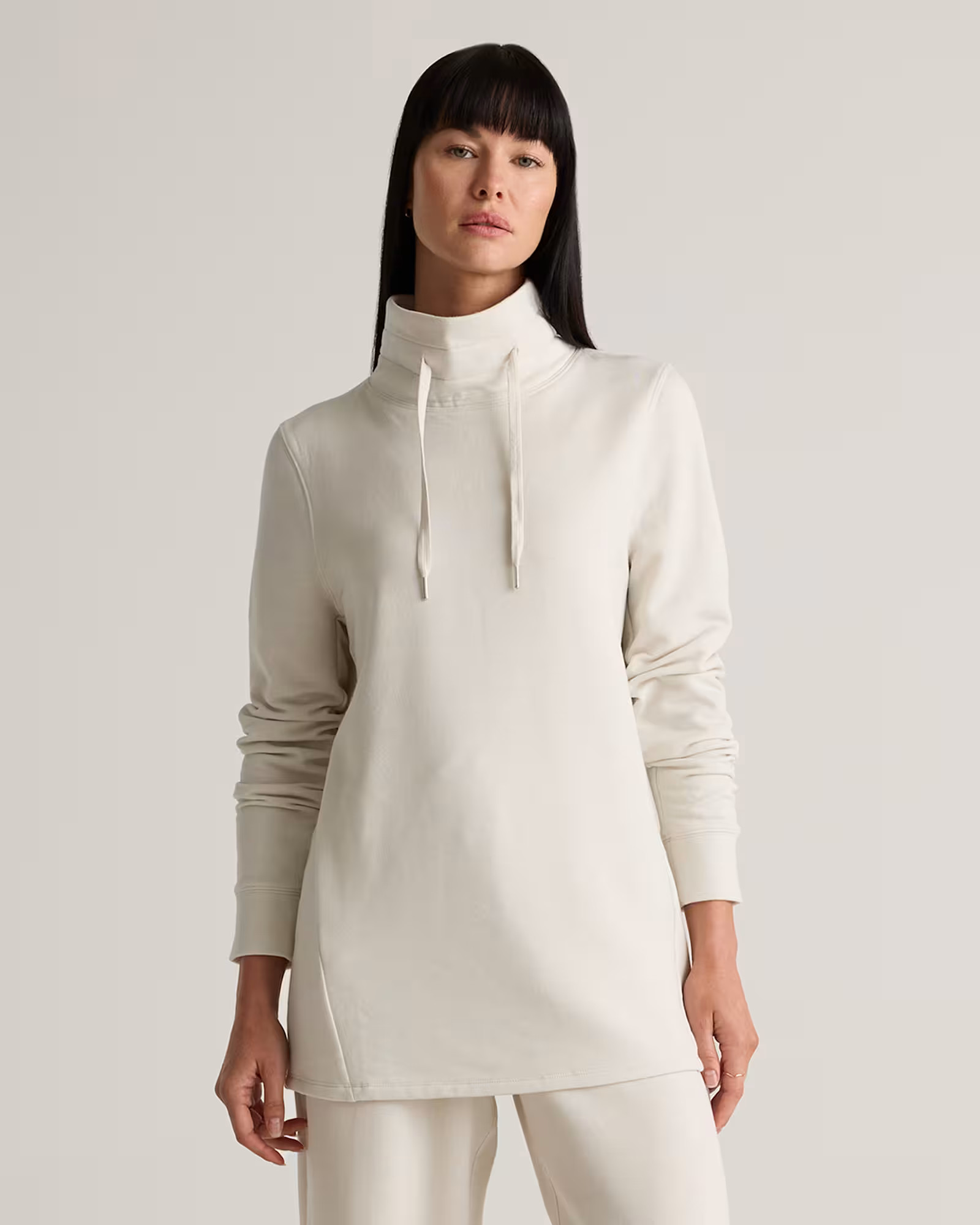 SuperSoft Fleece Mock Neck Pullover | Quince