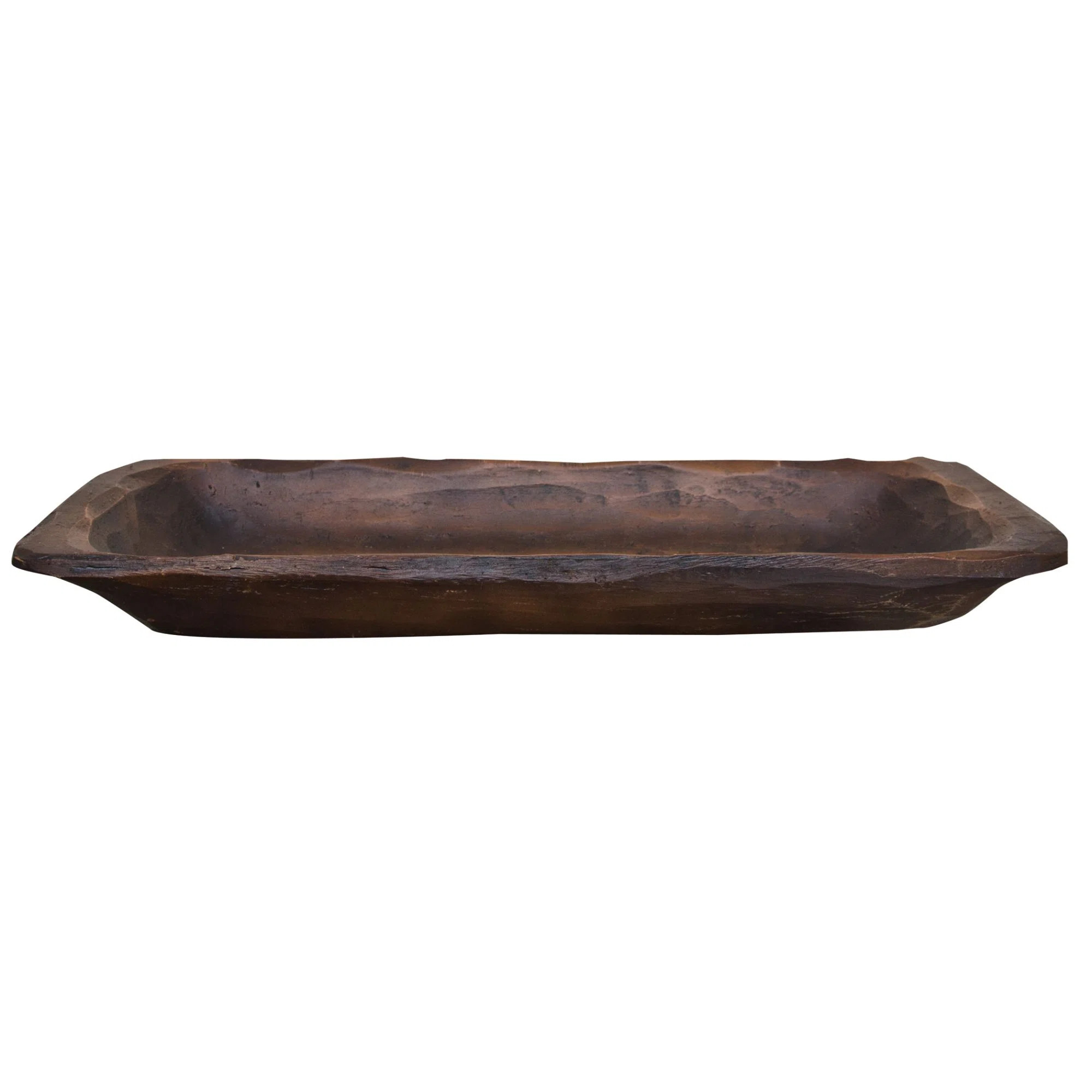 Millwood Pines Sang Treenware Shallow Ottoman/Coffee Table Tray & Reviews | Wayfair | Wayfair North America