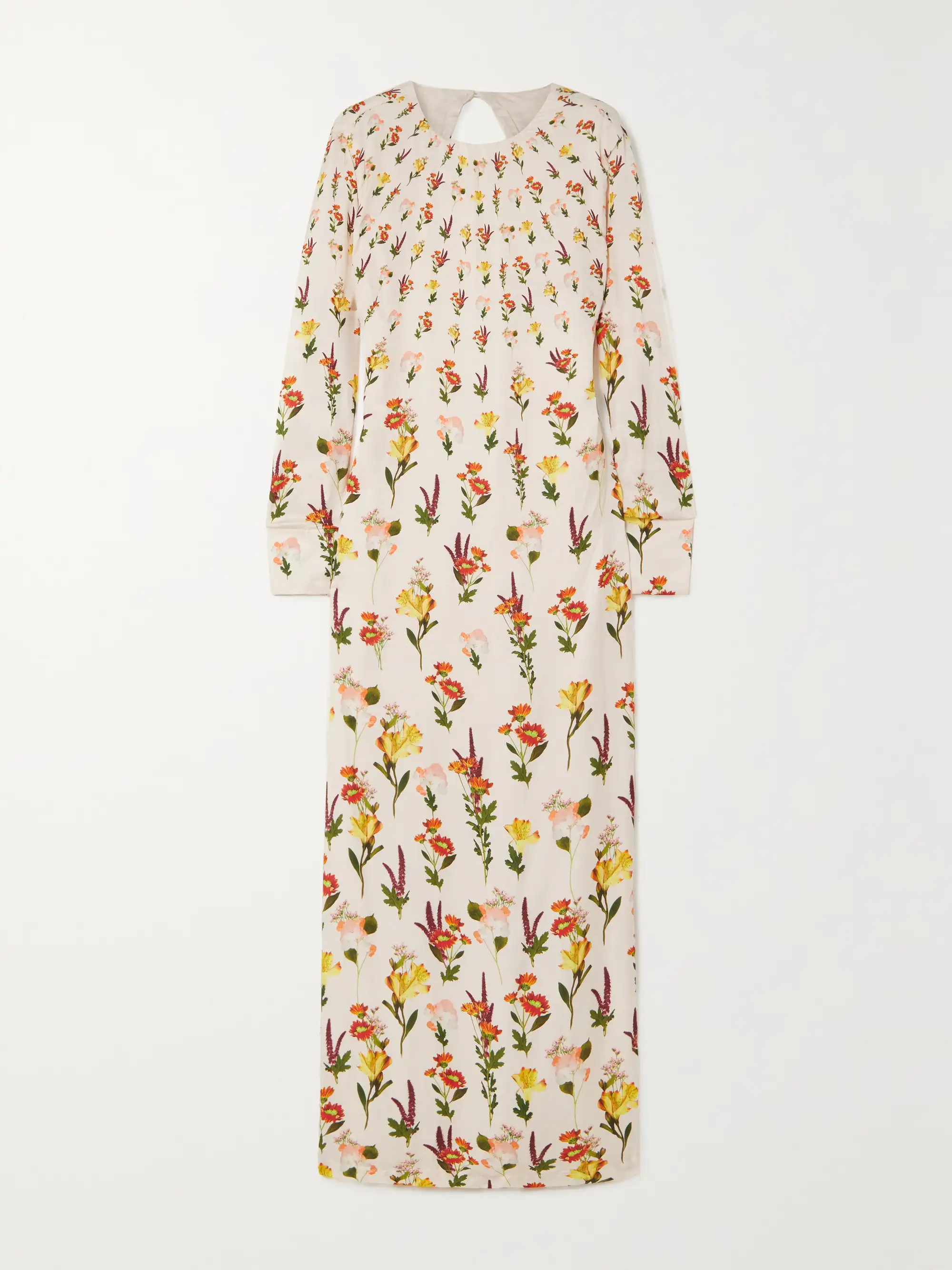 + NET SUSTAIN Andes Clementina floral-print ECOVERO-twill maxi dress | NET-A-PORTER (US)