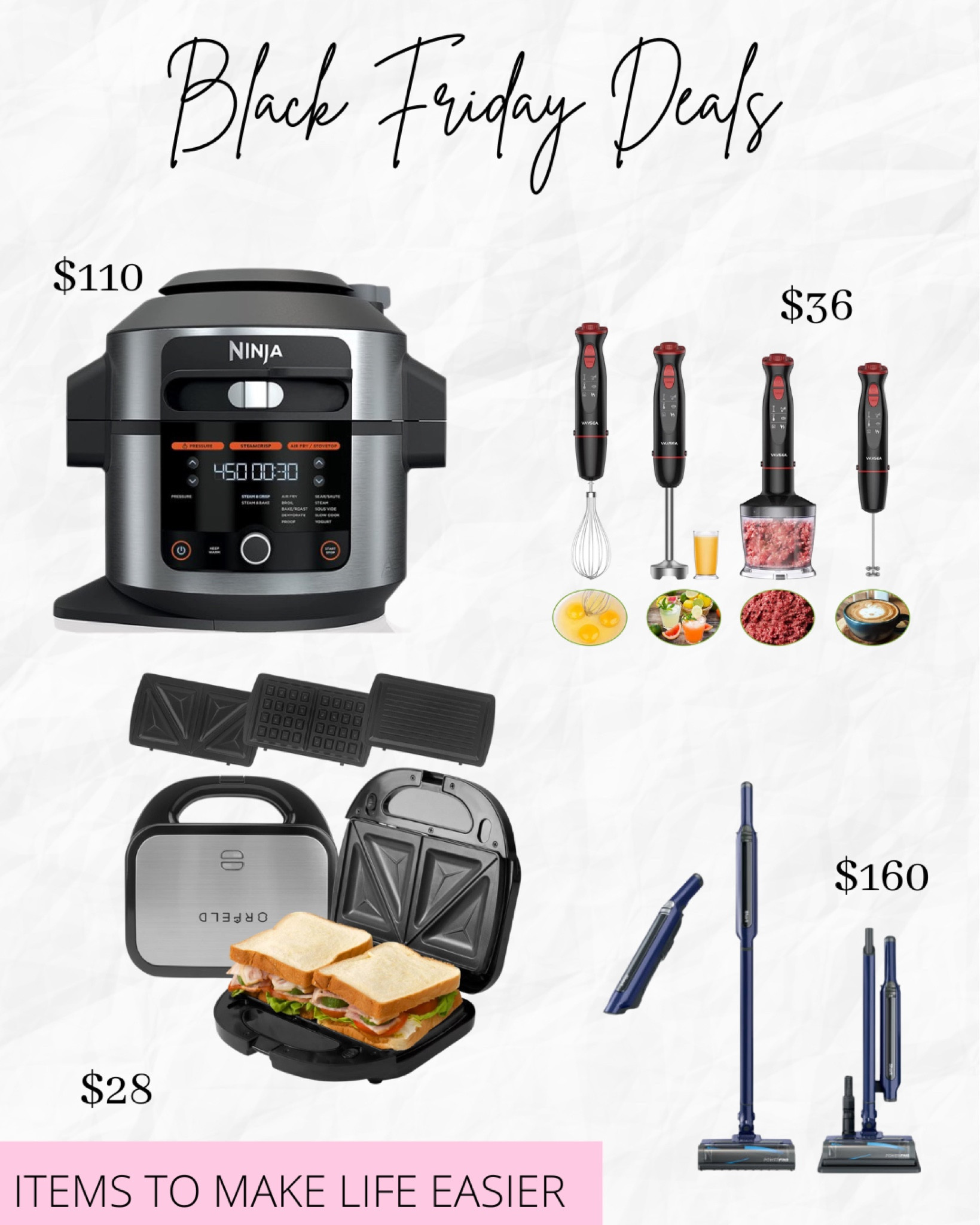 Black Friday kitchen deals, Black Friday Amazon deals, Black Friday Walmart deals, kitchen deals 

#LTKunder100 #LTKhome #LTKGiftGuide