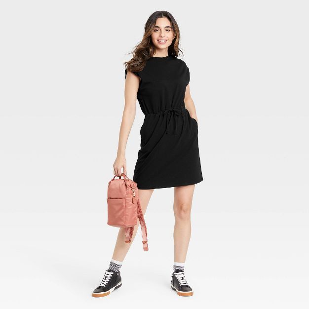 Women's Sleeveless Extended Shoulder A-Line Dress - A New Day™ | Target