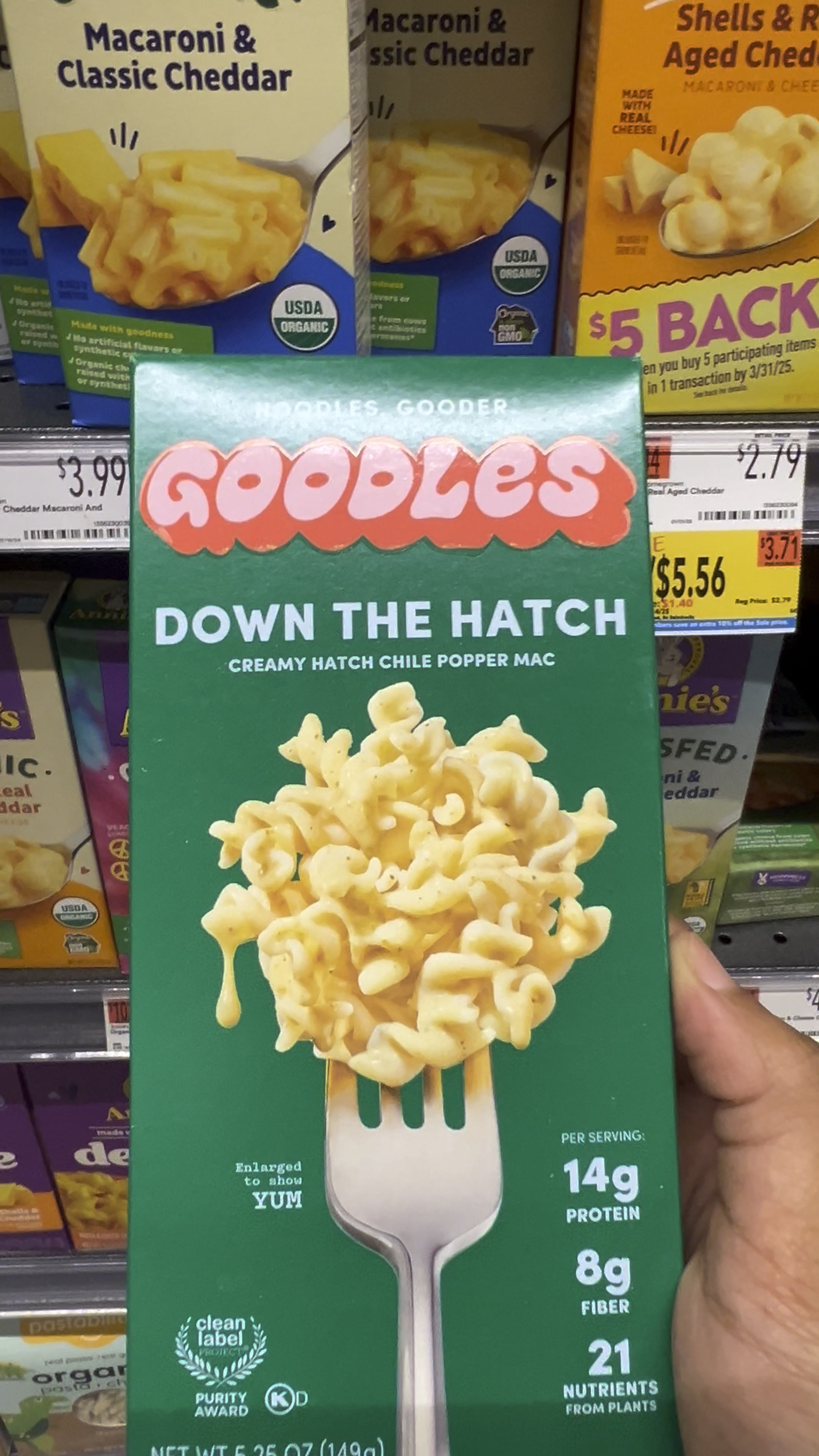 Goodles Mac and cheese 

#LTKU #LTKHome #LTKFindsUnder100