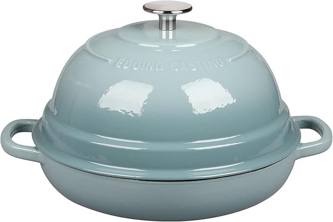 Enameled Cast Iron Dutch Oven Pot with Lid, Round Bread Oven for Homemade Sourdough Bread Baking,... | Amazon (US)