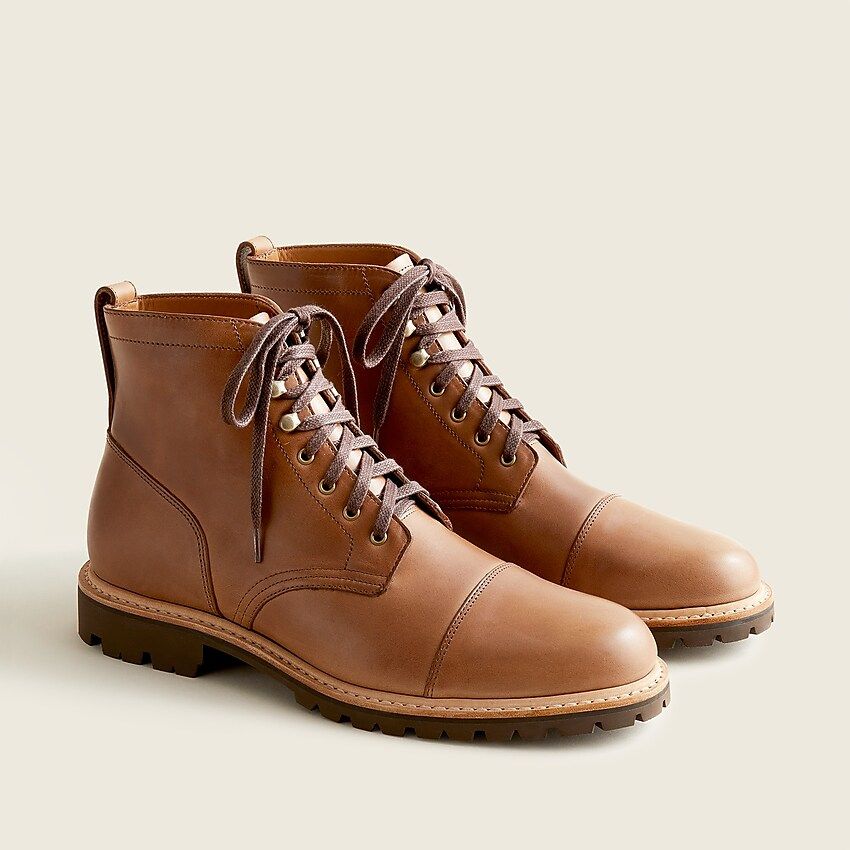 Kenton cap-toe boots in Chromexcel® leather | J.Crew US