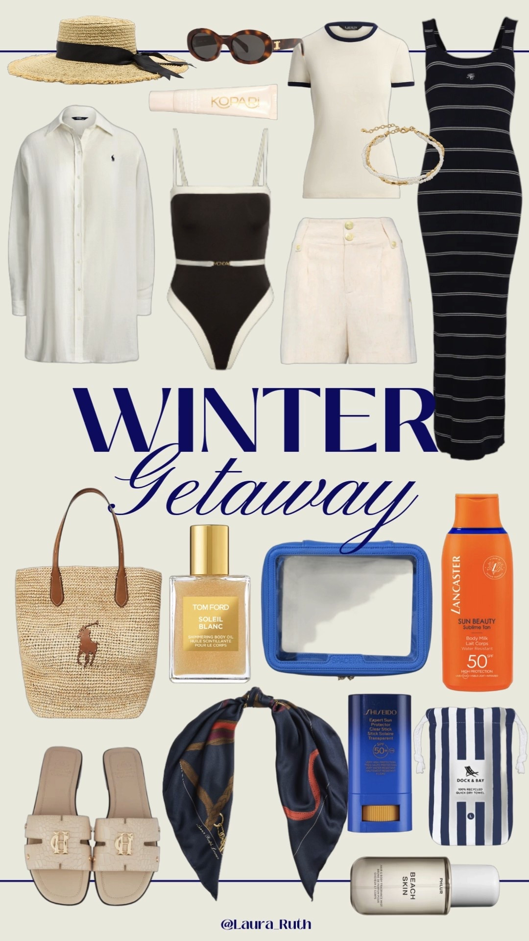 The ultimate winter sun getaway wardrobe ✈️an elevated neutral edit for somewhere hot, featuring timeless resort staples, effortless layers, chic accessories, and must-have vacation essentials for an easy yet polished warm-weather escape.

#LTKtravel #LTKluxury #LTKuk