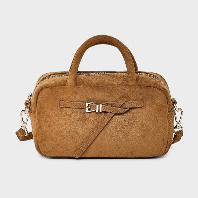 Small Satchel Crossbody Bag - A New Day™ Tan | Target