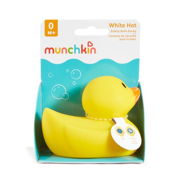 Munchkin White Hot Safety Bath Ducky, Unisex, 0 Months+, Yellow | Walmart (US)