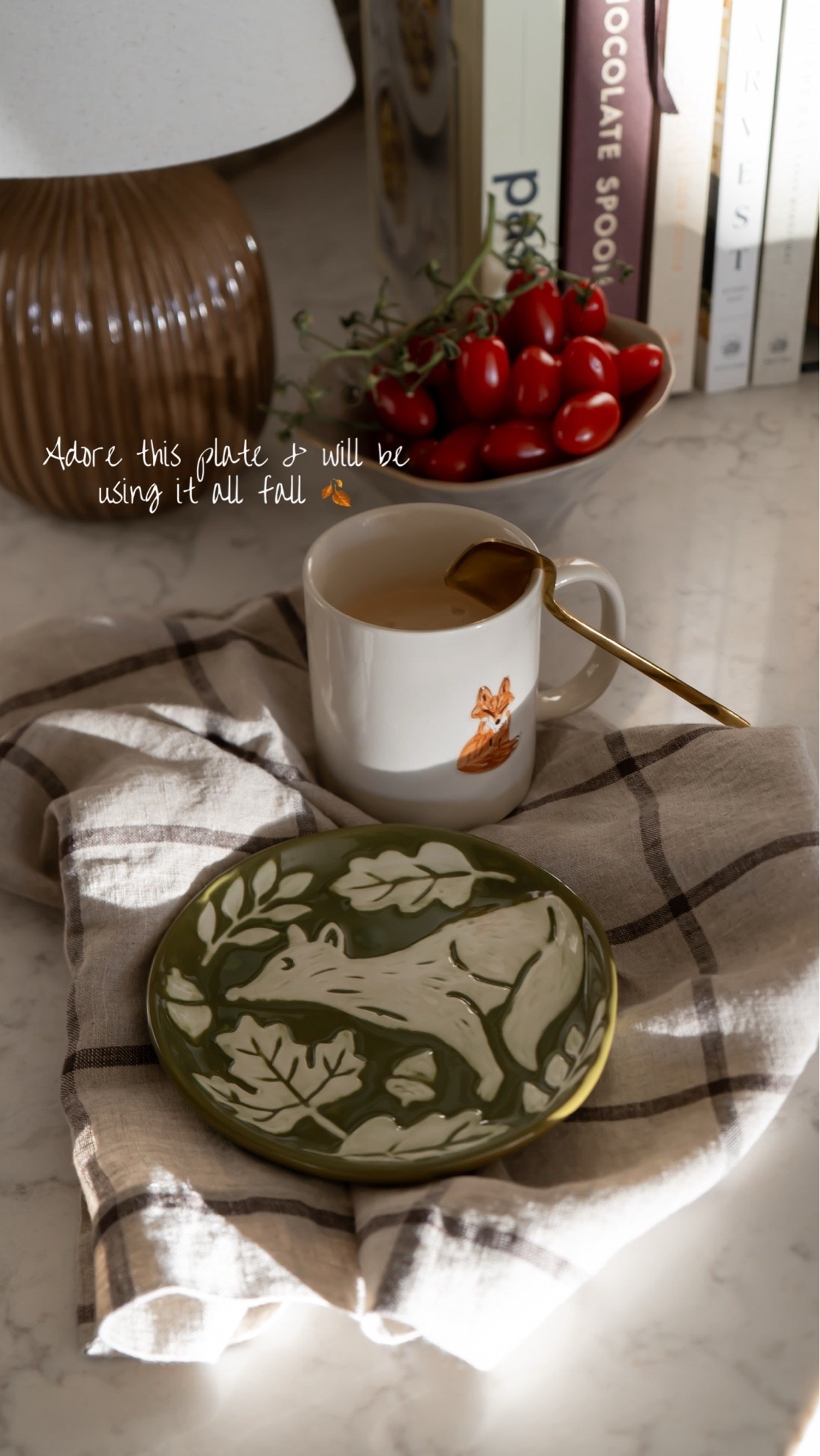 The cutest plate ever 🍂