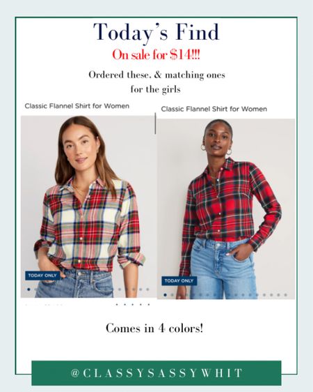 These festive plaid shirts are perfect for the holidays! Also ordered matching ones for the girls 

#LTKsalealert #LTKHolidaySale #LTKHoliday