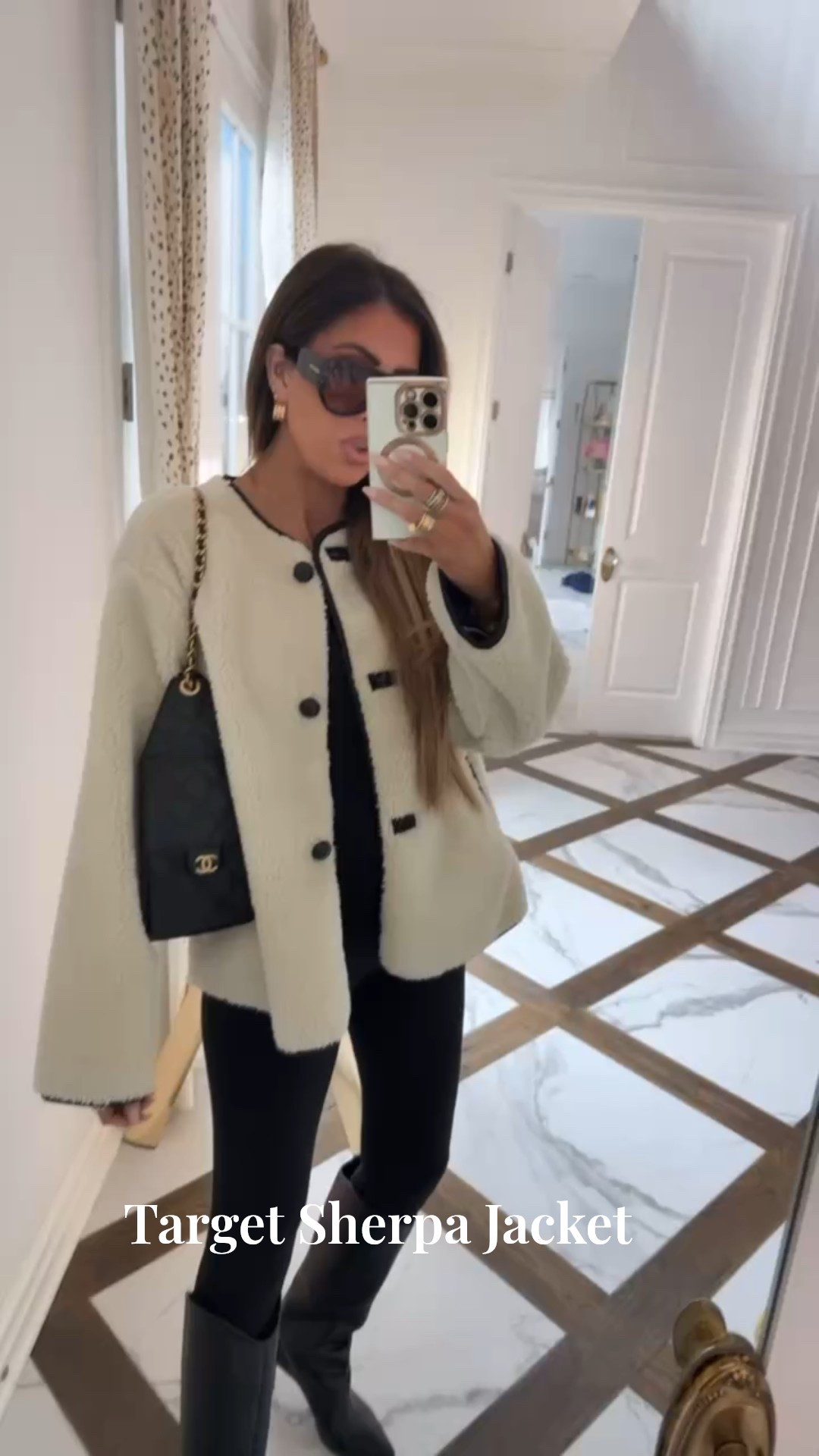 I am wearing a size small in bodysuit and size medium in sherpa jacket! 

Target finds, Target jacket, Sherpa jacket, Faux Leather lined, Statement Coat, Jackets, Emily Ann Gemma

#LTKdayinmylife #LTKHoliday #LTKootd