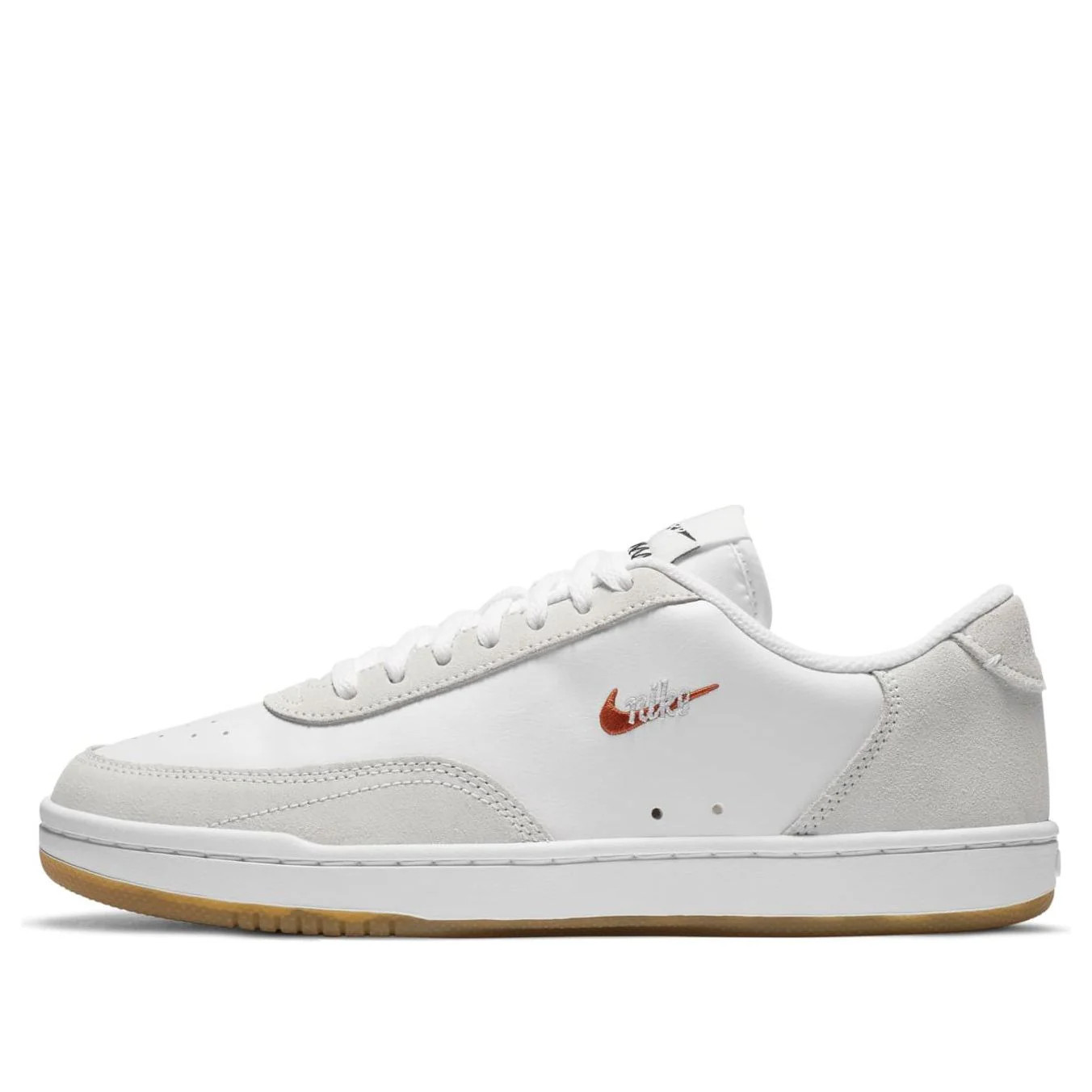 (WMNS) Nike Court Vintage PRM 'White Light Brown' CW1067-102 | KICKS CREW