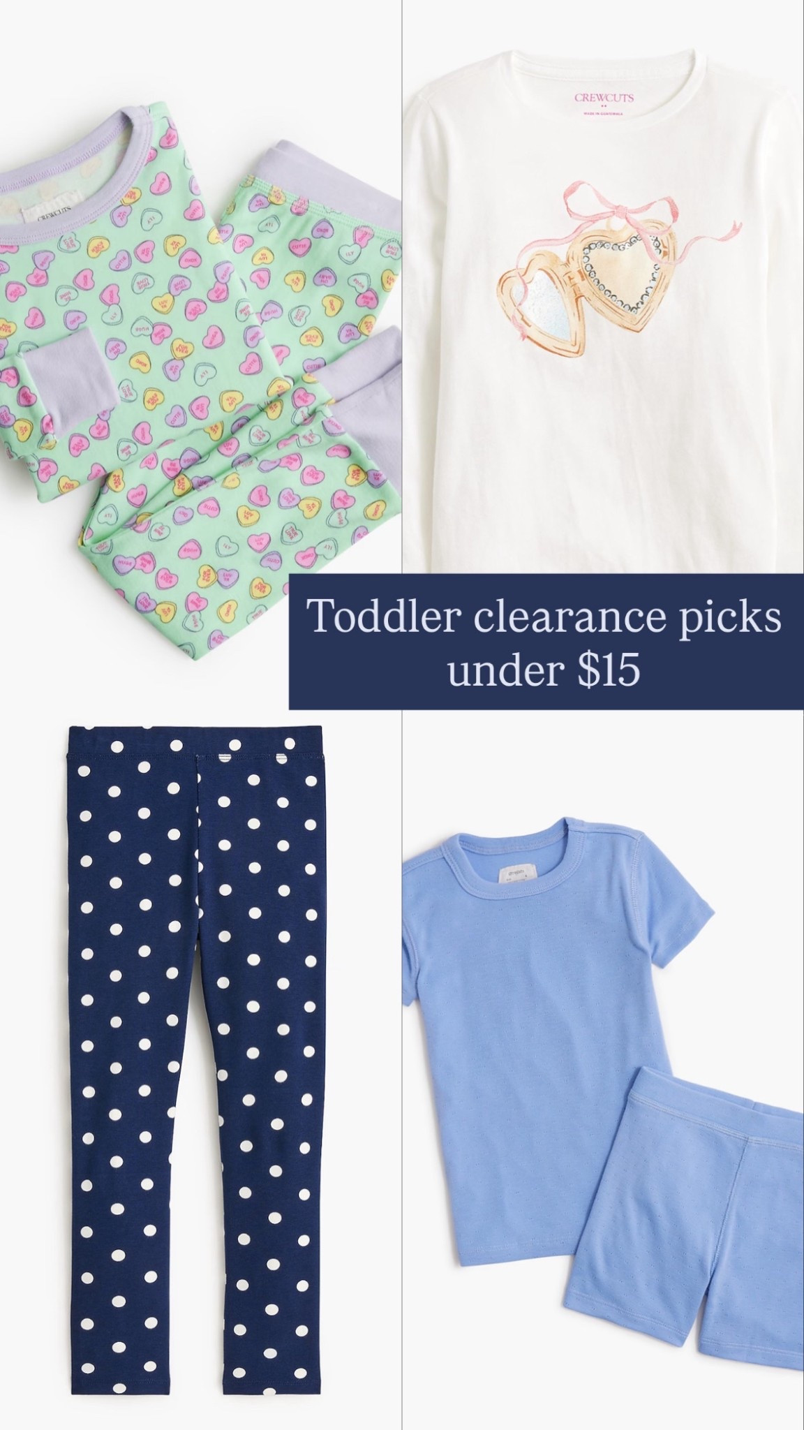 Under $15 girls clearance
Did you know J. Crew Factory’s crewcuts line starts at a size for 2-3 year olds?
They had a very short run of 6-24 months last year and I grabbed quite a few pieces for my (now 20 month old) daughter that have been so great for preschool clothes. Extra 70% off clearance has some great deals ($8-$13) I’ll be saving for next year!

#LTKKids