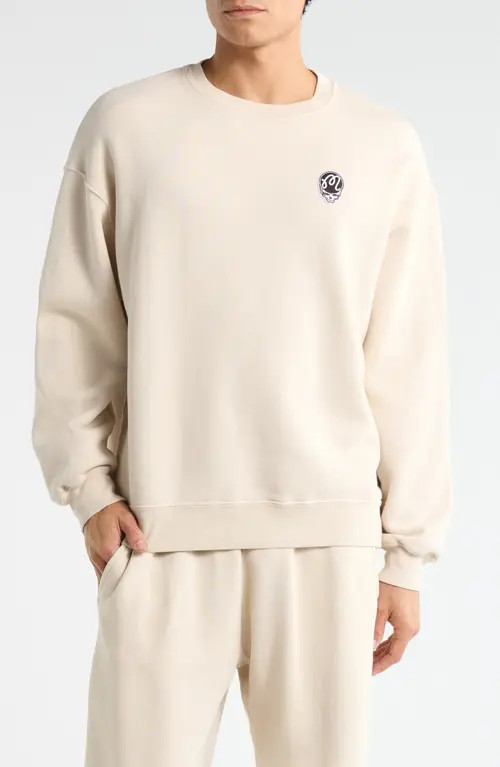 Malbon Golf Grateful Dead Range Sweatshirt in Rainy Day at Nordstrom, Size Medium | Nordstrom