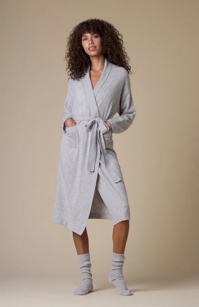 KIP Pure Cashmere Long Robe | Nordstrom | Nordstrom
