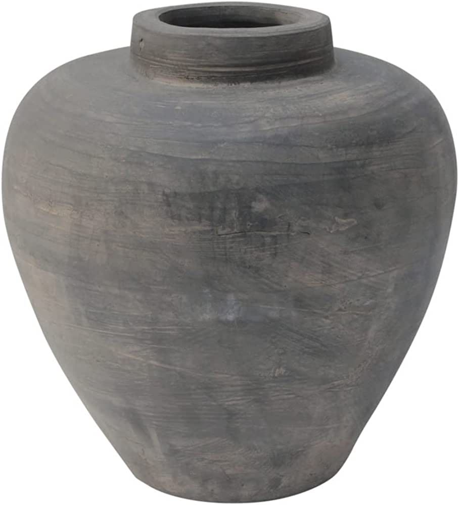 Artissance AM80641202 Pottery Round Tapered, 12.5 Inch Tall, Gray Vase (Décor) | Amazon (US)