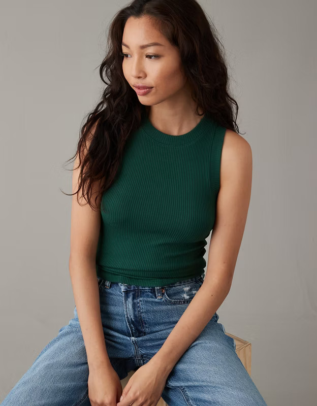 AE High Neck Tank | American Eagle Outfitters (US & CA)