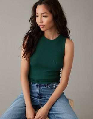 AE High Neck Tank | American Eagle Outfitters (US & CA)