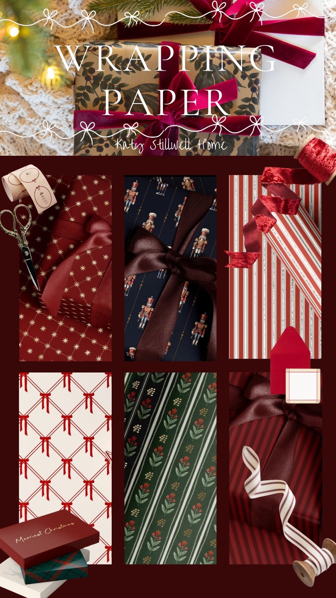 Gift wrapping I am loving! ✨❤️🎁 

#LTKGiftGuide #LTKHome #LTKHoliday