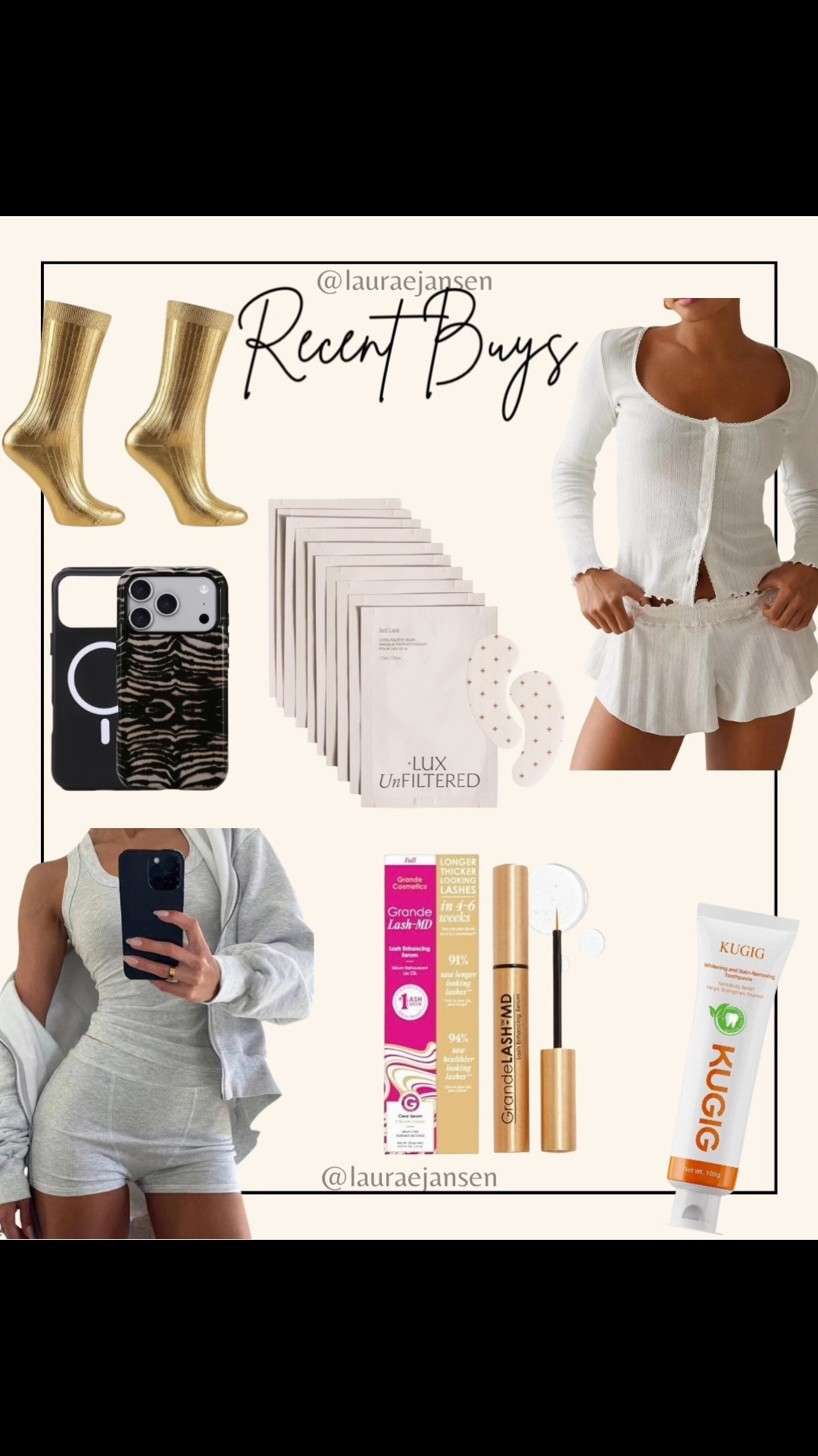 Recent Amazon buys - sleepwear, beauty, wellness, tech, fashion

#LTKBeauty #LTKselfcare #LTKHome