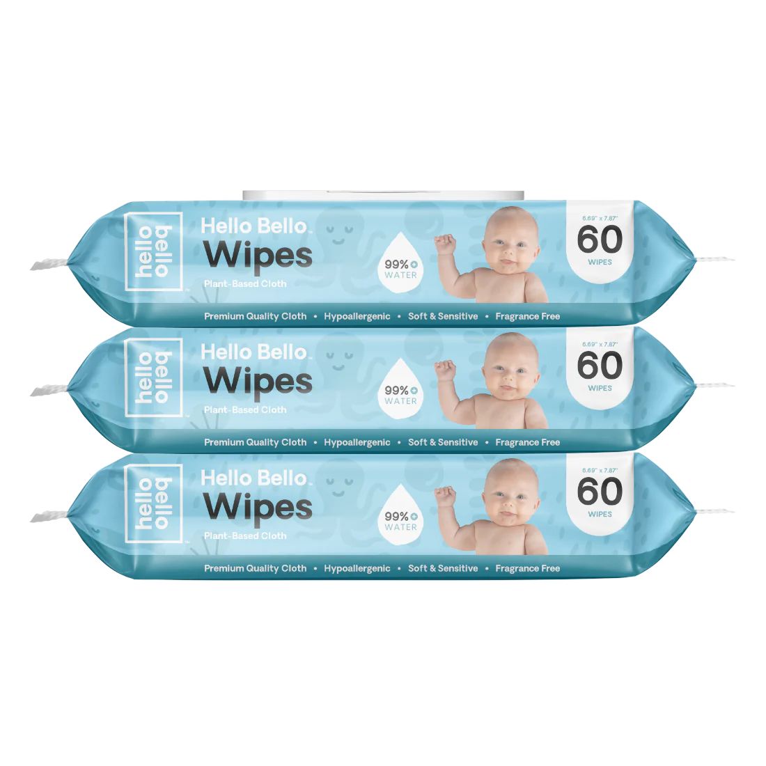 Plant-Based Baby Wipes | Hello Bello