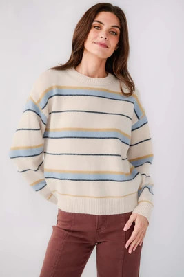 Miou Muse Striped Sweater | Social Threads