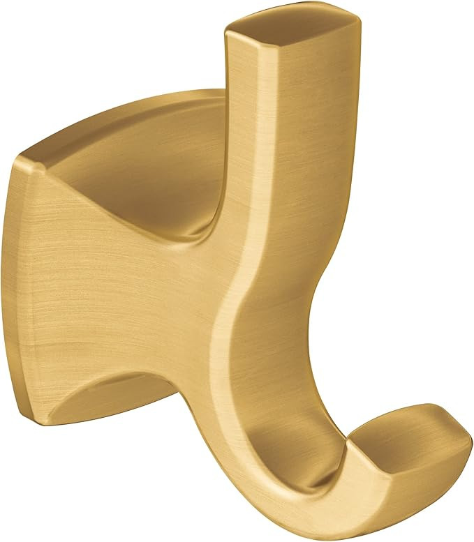 Moen Voss Brushed Gold Double Robe Hook, YB5103BG | Amazon (US)
