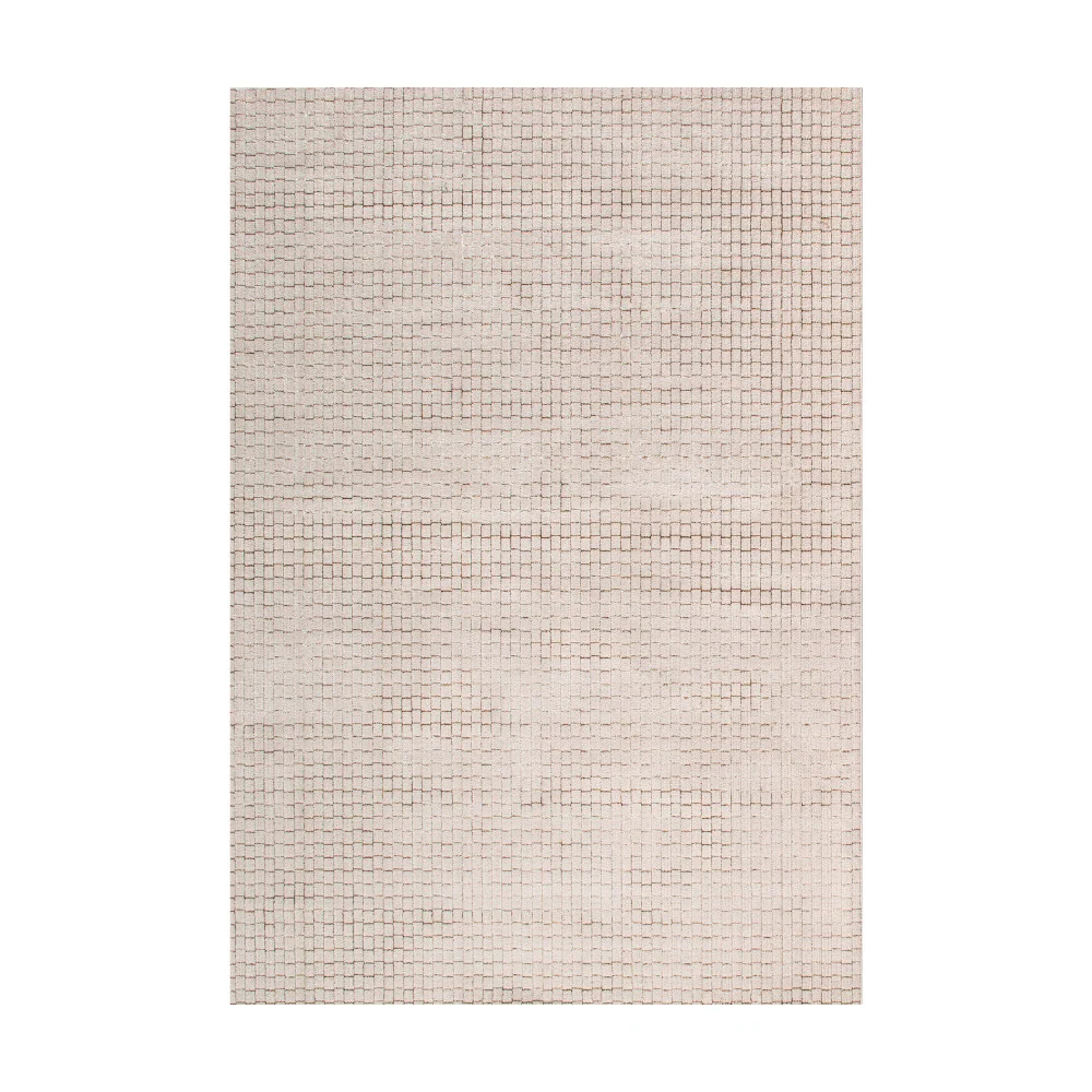 Cleo Checkered Textured Rugs | Rugsway.us