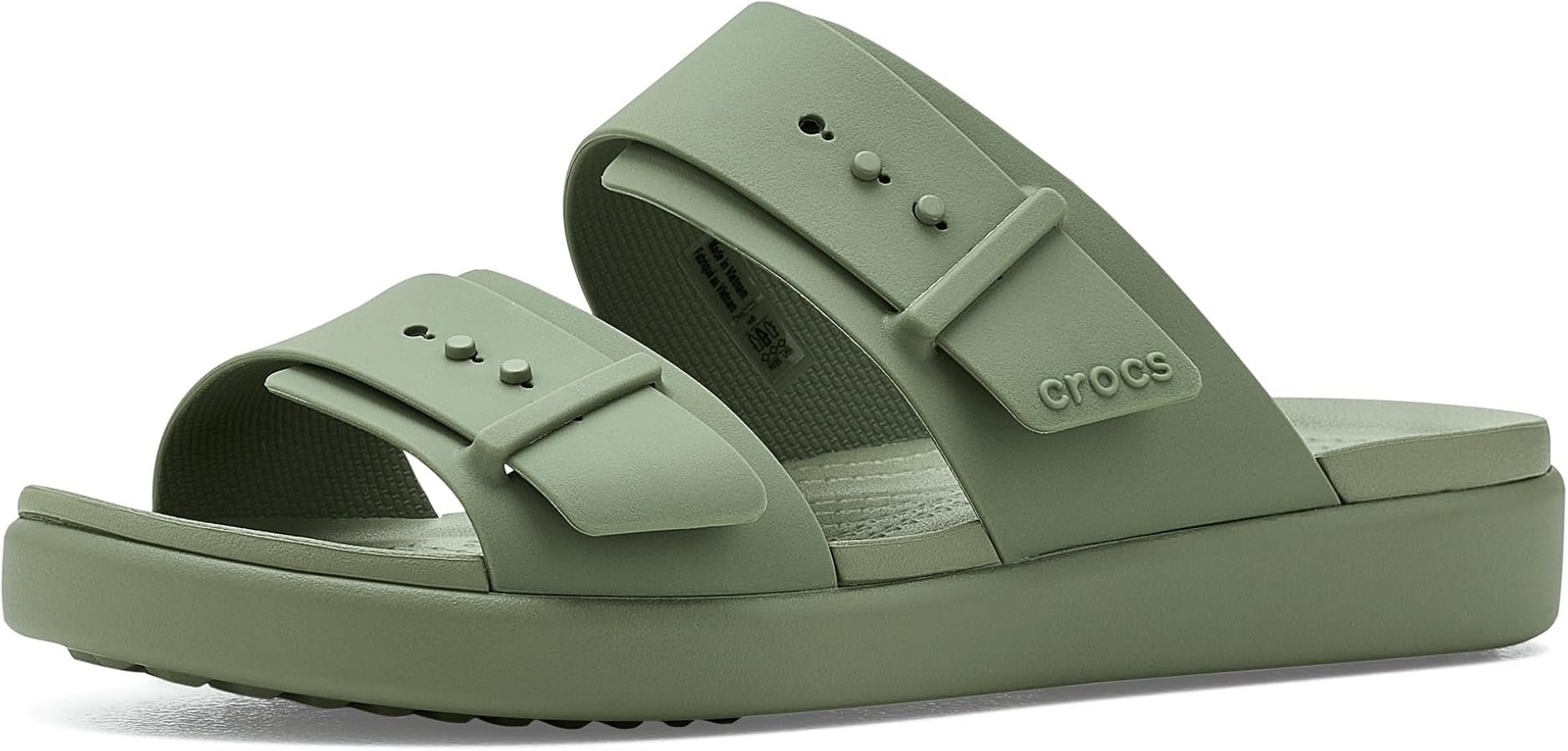 Crocs Women's Brooklyn Buckle Low Sandals | Amazon (US)