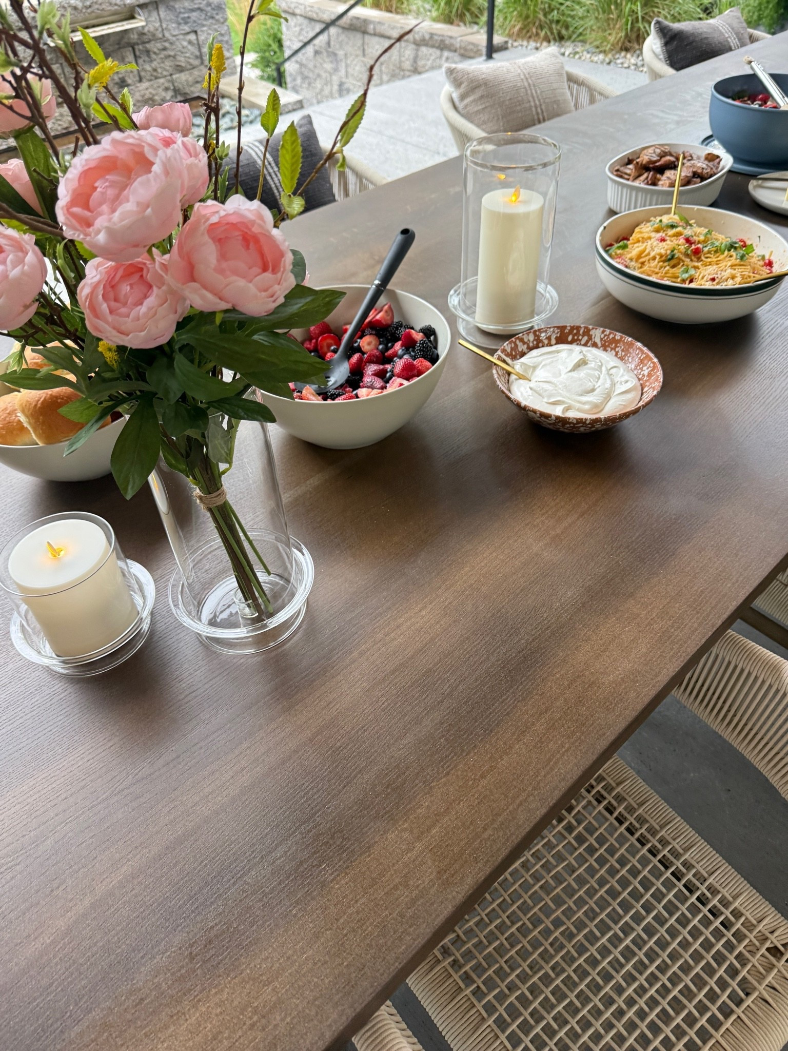 The perfect evening. Candle lit dinner on the patio at home.

#LTKdayinmylife #LTKHome #LTKfoodie